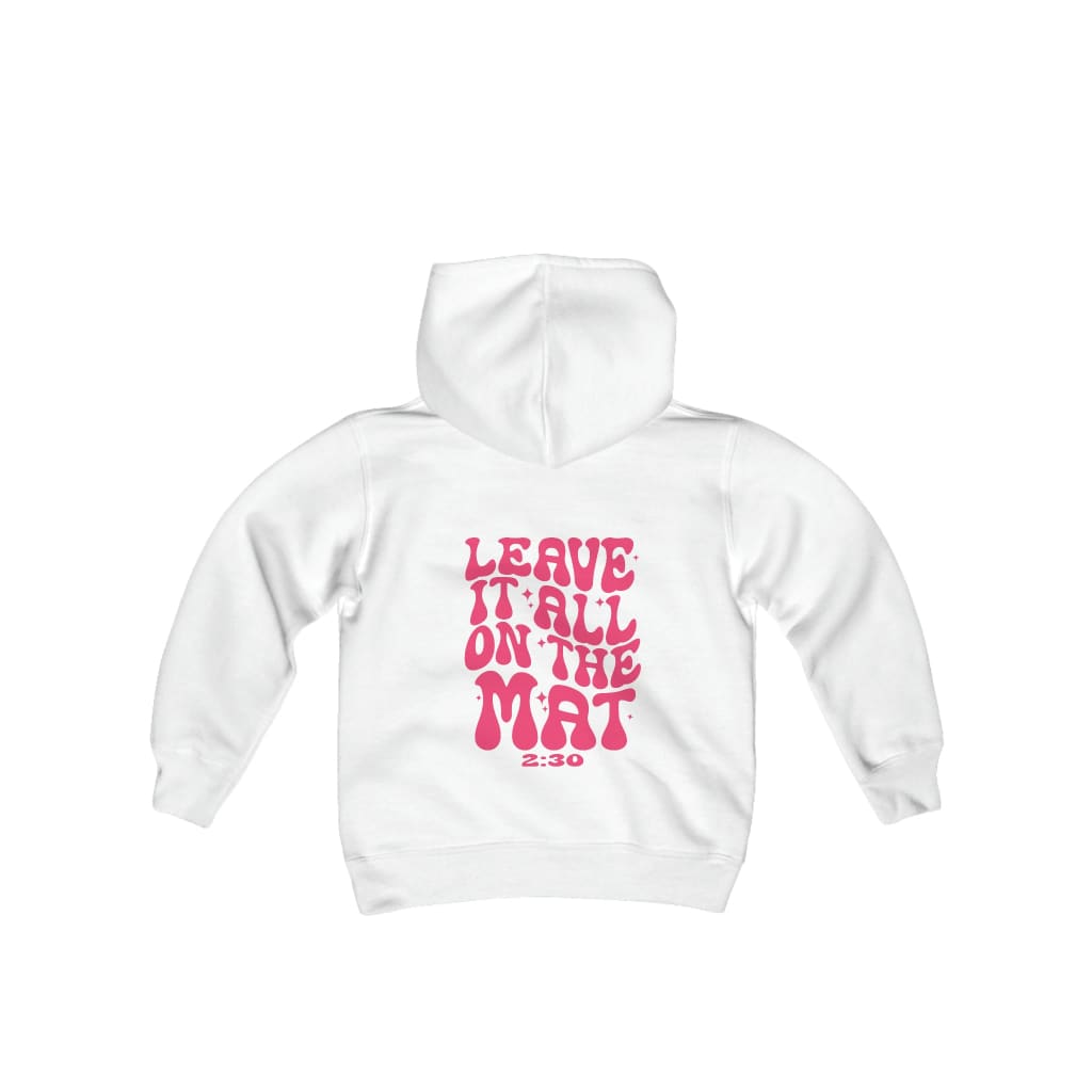 Leave it All on the Mat Youth Hoodie Cheerleading Flyer