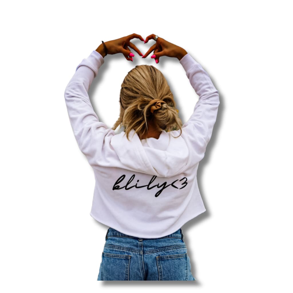 Brooklynn Lily Motivate from the Hate Adult Crop Hoodie