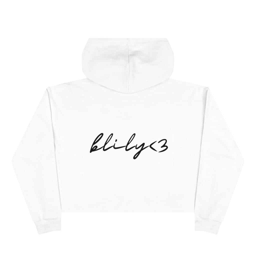 Brooklynn Lily Stretch More Hate Less Adult Crop Hoodie