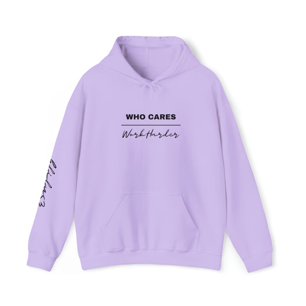 Brooklynn Lily Who Cares Work Harder Adult Hoodie
