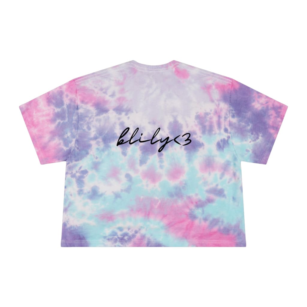 Brooklynn Lily Who Cares Work Harder Women’s Tie-Dye Crop