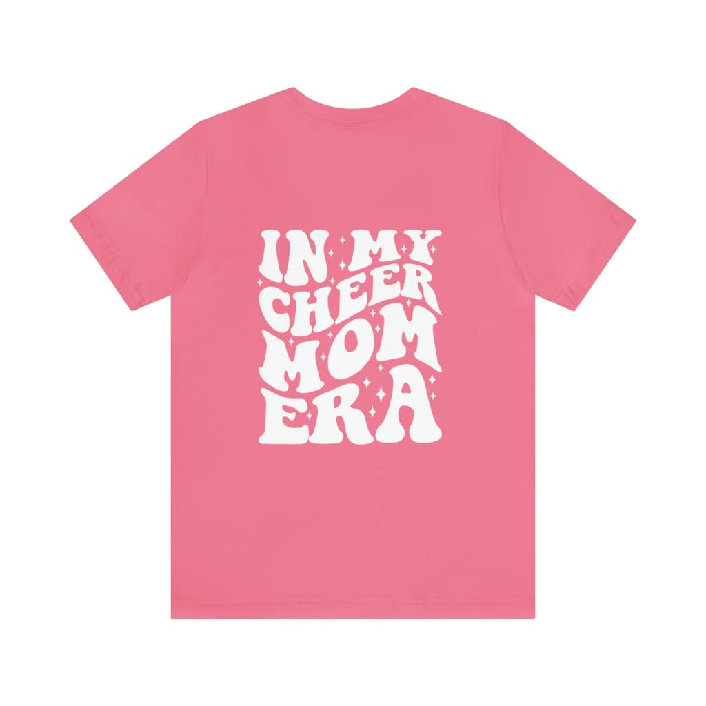 Cheer Mom Era Short Sleeve Tee Cheerleading Flyer Stunt