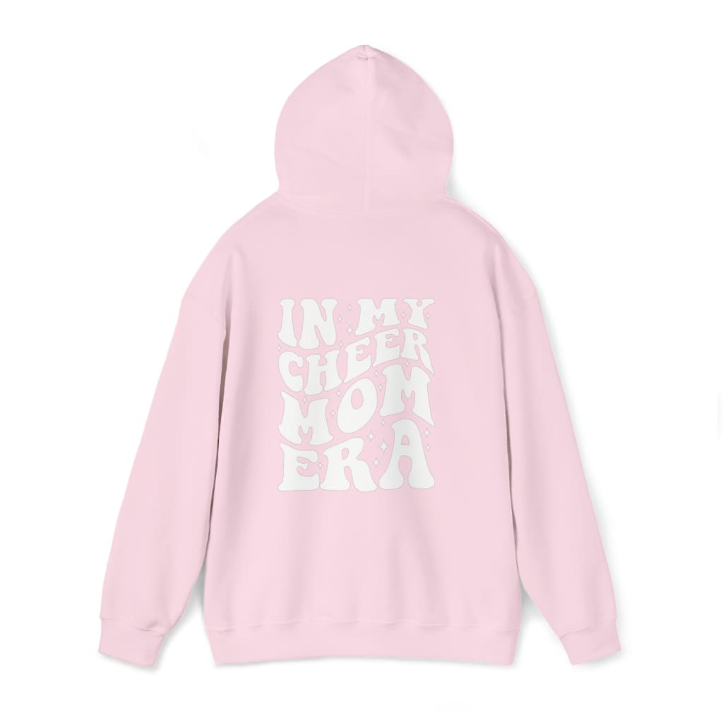 Cheer Mom Era Pink Hoodie Cheerleading Flyer Stunt Training