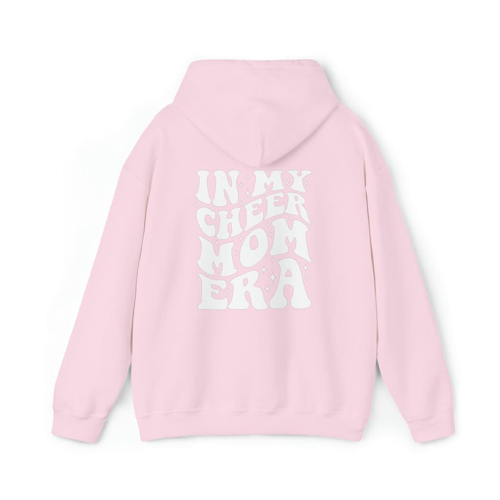 Cheer Mom Era Pink Hoodie Cheerleading Flyer Stunt Training