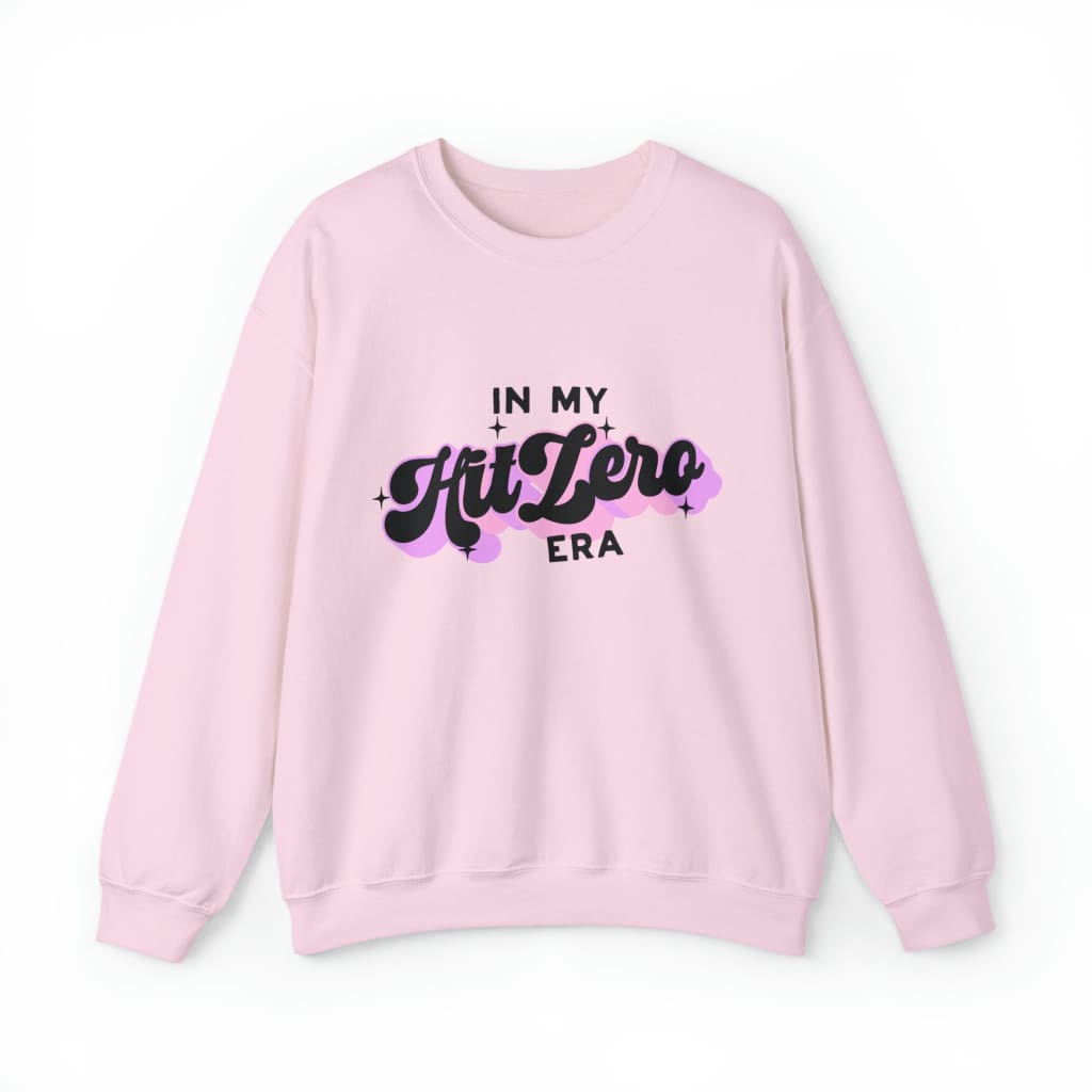 Hit Zero Era Adult Crewneck Sweatshirt Cheerleading Flyer