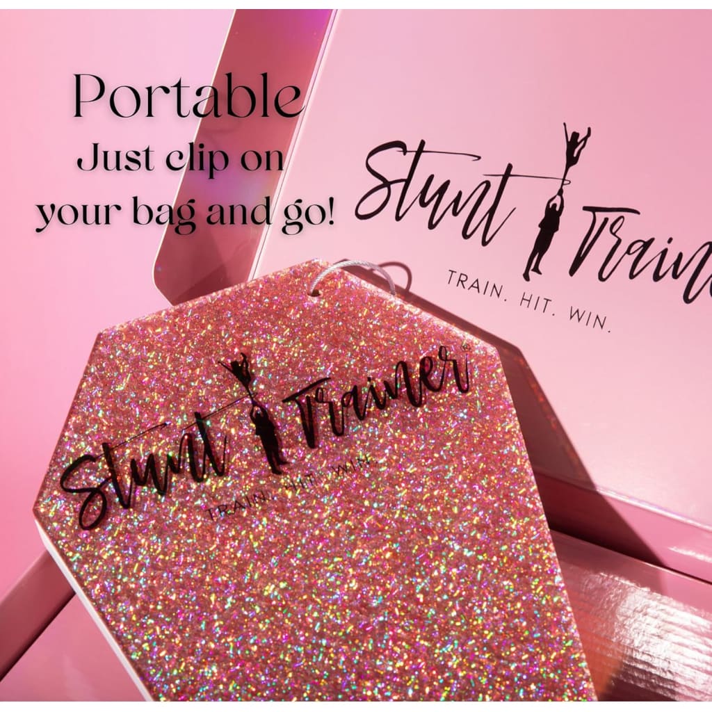 Pink Stunt Trainer® Cheerleading Flyer Stunt Training Device