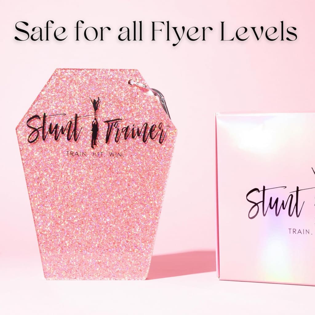 Pink Stunt Trainer® Cheerleading Flyer Stunt Training Device