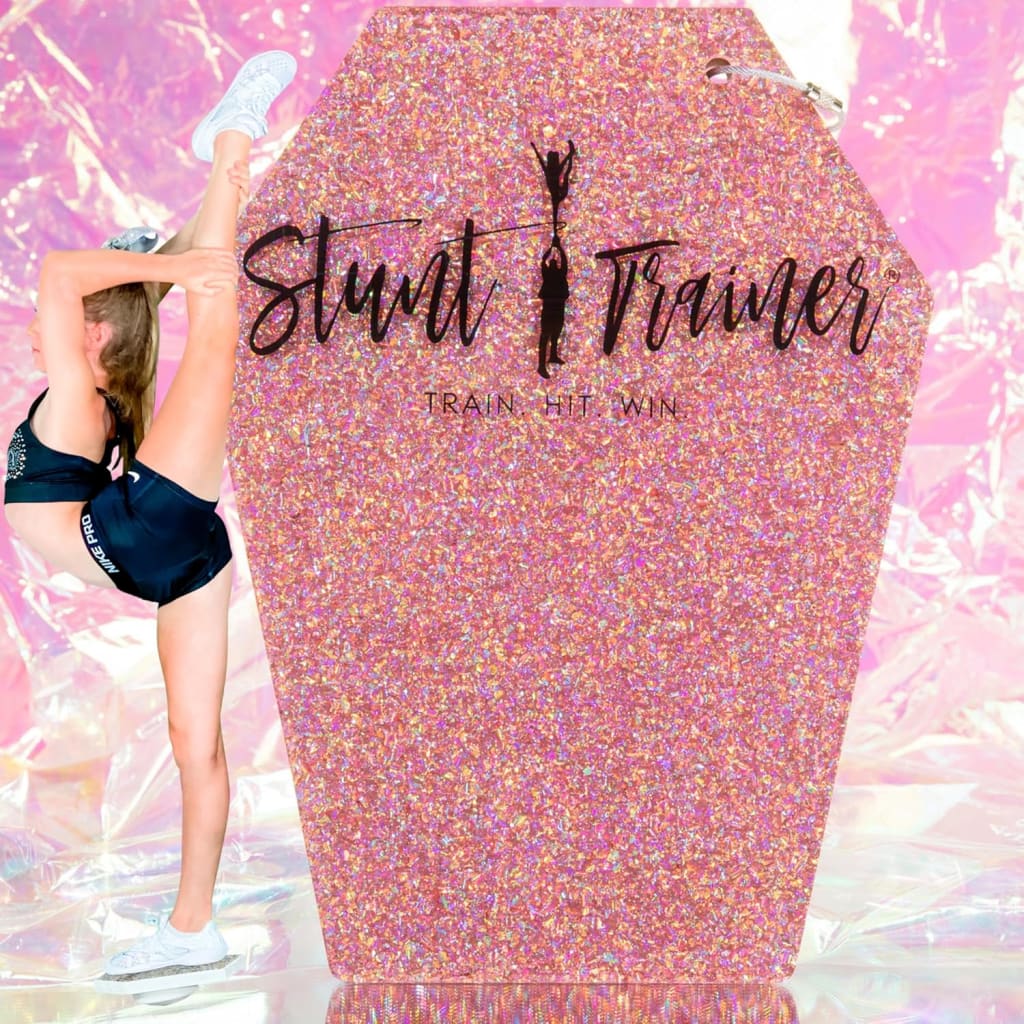 Pink Stunt Trainer® Cheerleading Flyer Stunt Training Device