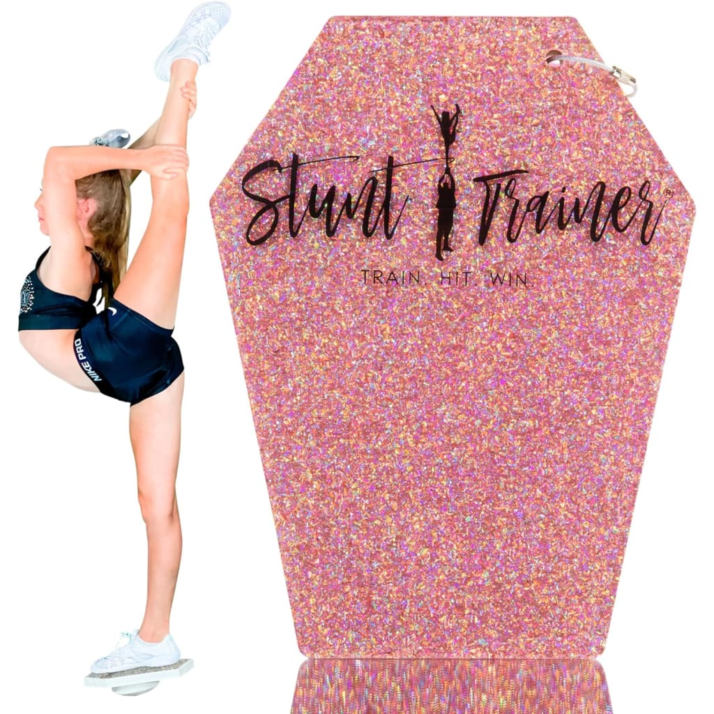 Pink Stunt Trainer® Cheerleading Flyer Stunt Training Device
