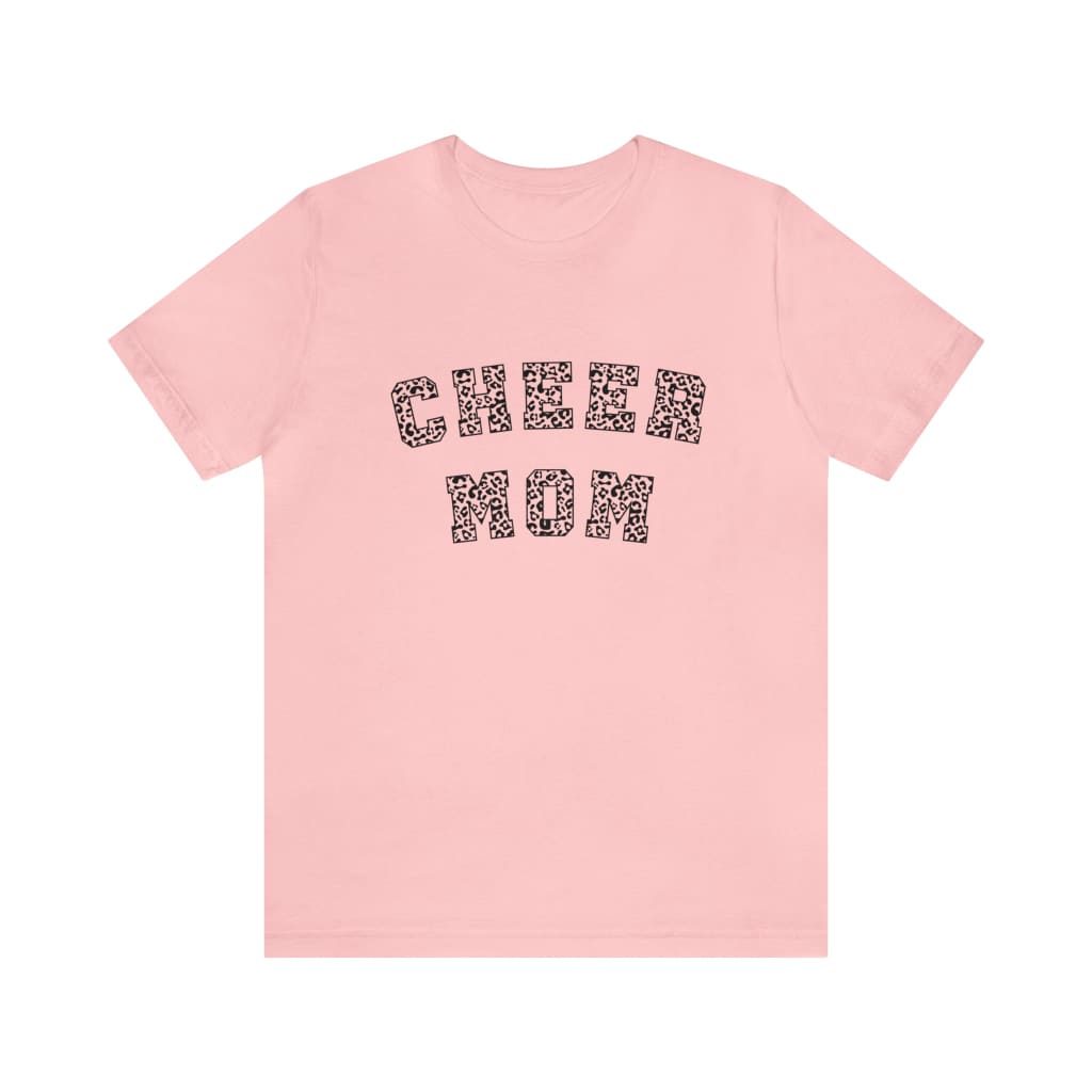Wild Cheer Mom Short Sleeve Tee Cheerleading Flyer Stunt